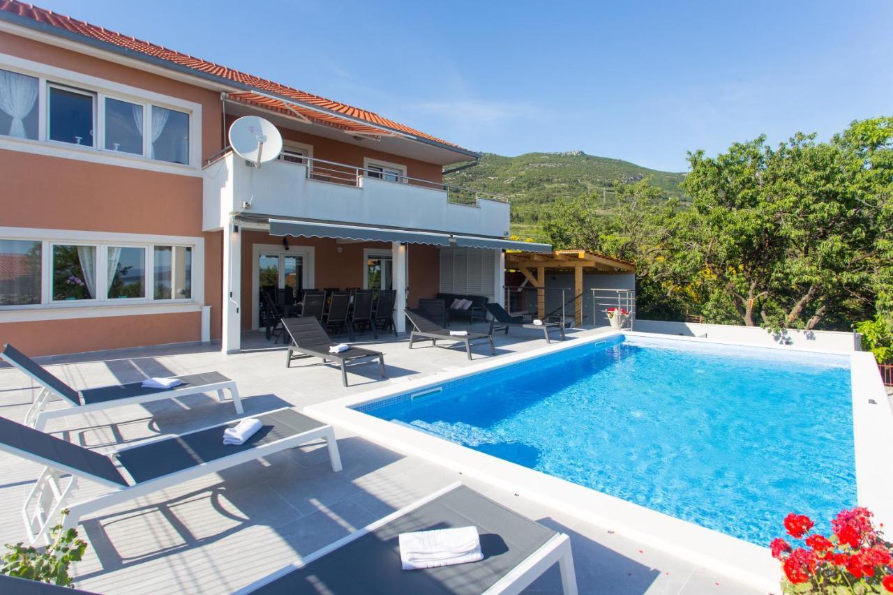 Villa Ivano With Sea&Mountain View Каштел-Стари Экстерьер фото